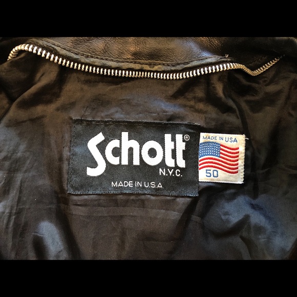 Vintage Schott NYC Cafe Racer Motorcycle Jacket - Picture 3 of 4